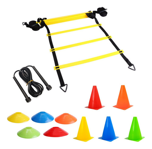 Cuda+escalera+10 Conos Para Entrenamiento Funcional