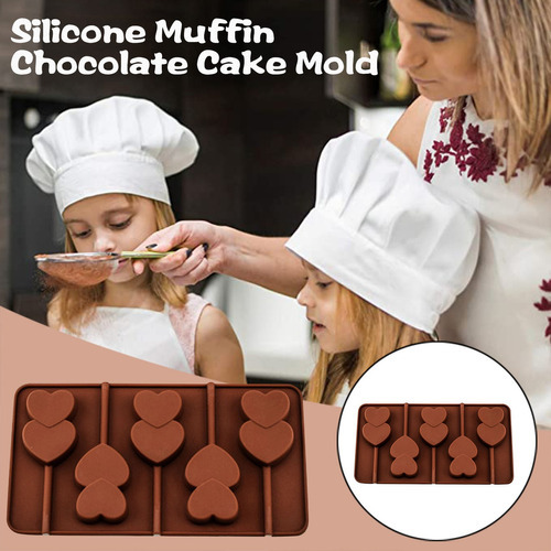 Molde Para Tartas En Forma De Corazón, 5 Orificios, Para Cho