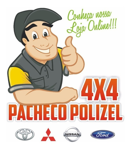 Imagem 4 de 4 de Batente Bandeja Superior L200 Gls Sport Outdoor Pajero - Par