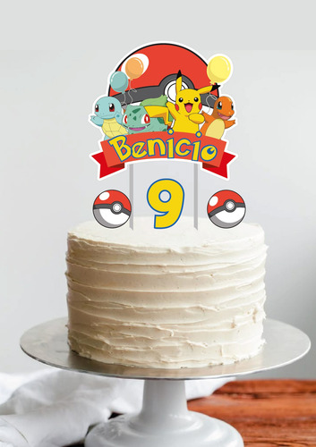 Kit Imprimible Cumpleaños Pokemon Personalizado