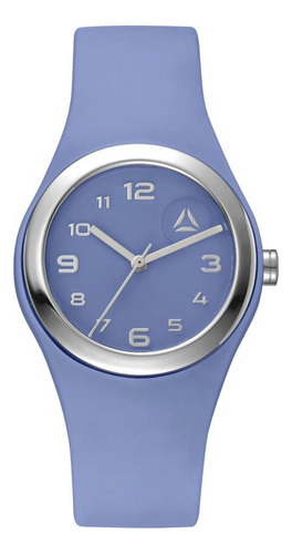Reloj Reebok Mujer Correa Silicón Azul Rf-sal-l2-pkpk-k1