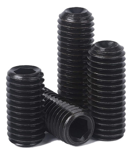 Juego De Tuercas Hexagonales Negras M10 X 0.630 Pulgadas, Ac