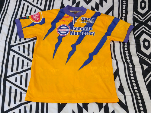 Jersey Juvenil Tigres Uanl Atlética 1996 Original Epoca Usad