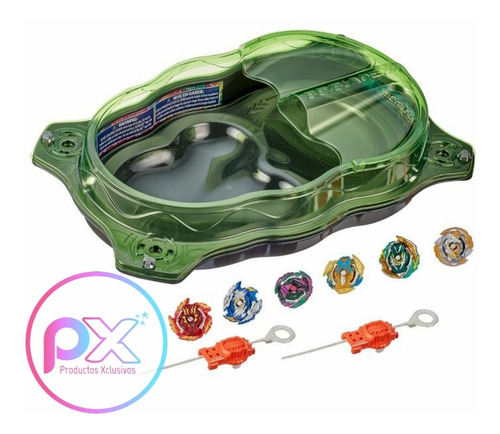 Imagen 1 de 3 de Beyblade Burst Rise Hypersphere Extreme Challenger Estadio