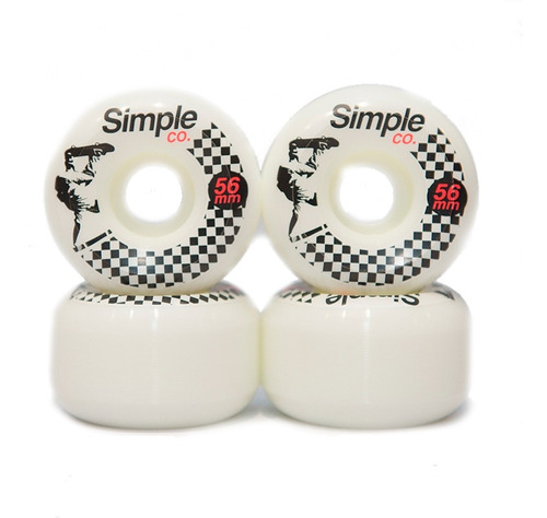 Ruedas Simple Co Skater 56 Mm