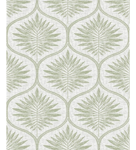 Nuwallpaper Nus3621 Primitive Leaves Peel & Stick Wallpaper,