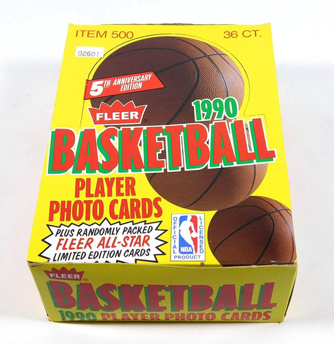 Caja De Baloncesto Fleer Nba (paquete De 36)