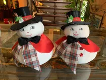 Comprar Adornos De Navidad Set De Dos Muñecos Para Silla Mueble