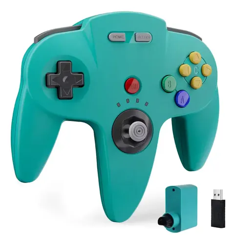 Controle Nintendo 64 Sem Fio Para Switch 1 E 2 N64 E Pc