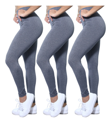 Kit 3 Calças Legging Cintura Alta #top #impedivel #promoção