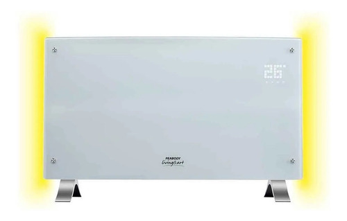Panel Vitroconvector Curvo Digital Peabody 2000w Led Vqdl20b Color Blanco