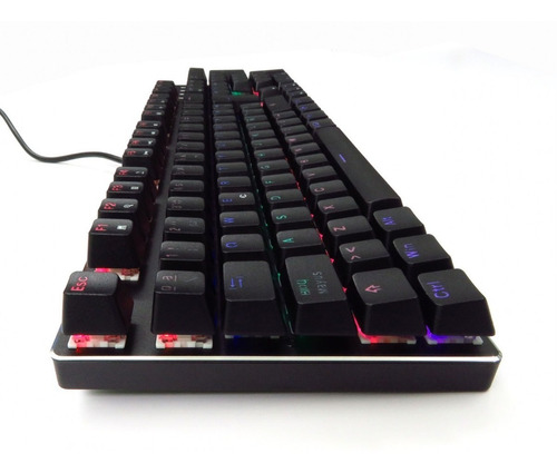 Teclado Mecanico Aureox Unrivailed Gaming Gk600 Rgb Arxp-gk6 Color del teclado Negro Idioma Español Latinoamérica