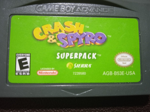 Crash & Spyro Superpack - Nintendo Gameboy Advance