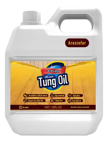 Aceite De Tung Puro De Furniture Clinic - Nutre, Protege Y Embellece