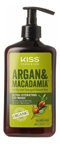 Kiss Color & Care Argan & Macadamia Para Cabello Natural Se.