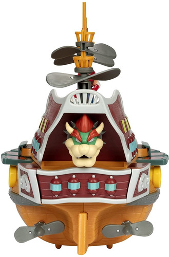 Set De Lujo Super Mario: Barco Dirigible Bowser Con Sonidos