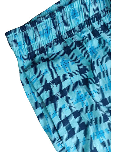 Pijama Caballero Playera Manga Y Pantalón Conjunto Algodón