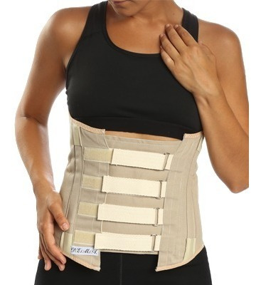 Imagen 2 de 5 de Corset Sacro Lumbar Con Ballenas Ballenado 33 Cm D.e.m.a.