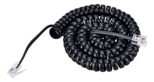 Cable Extension Espiral Telefonico Para Auricular 4.5 Metros