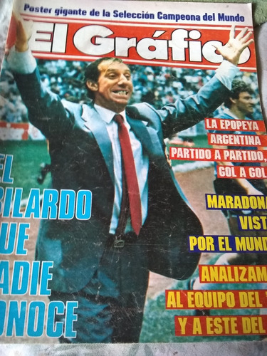 Bilardo Maradona El Grafico 3483 No Incluye Poster 07- 1986