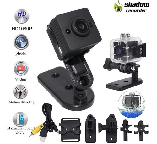 Mini Camara Deporte Sq12 + 32gb Tenemos Esferos Llaveros