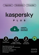 Comprar Kaspersky Plus 3 Disp 2 Cuentas Kpm 2 Años Internet Security