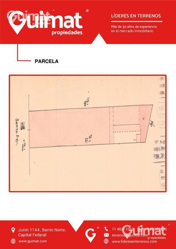 Imagen 9 de 12 de Terreno Av. Santa Fe - Palermo - Lideres En Terrenos - Guimat Propiedades