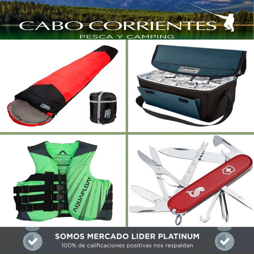 Imagen 9 de 10 de Bolsa De Dormir Termica Camping 0 º Albatros Aire Libre