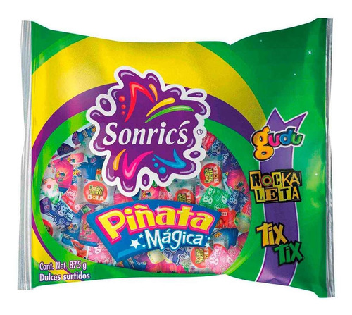 Dulces Sonric's Piñata Mágica Variedad 875g