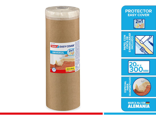 Pack 5 Papel Protector Adhesivo Tesa 2 En 1