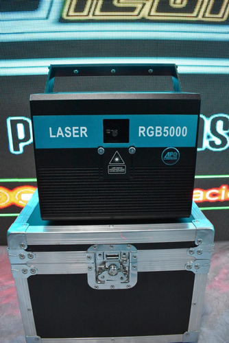 Show Laser 5w Rgb Ap Iluminacion Incluye Case 