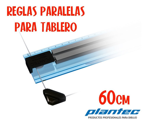 Regla Paralela Plantec 60 Cm Para Tablero Inyectada Técnica