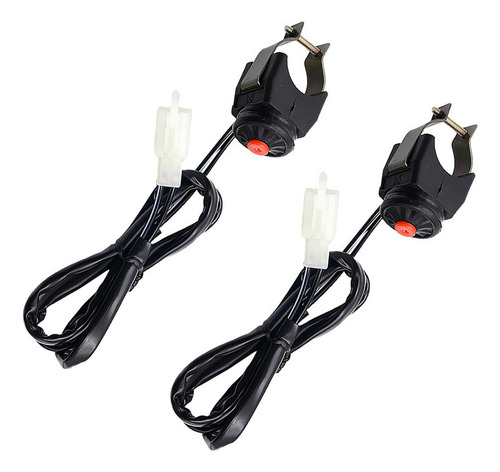 2 Pcs 7/8 Scooter Atv Bocina De Motocicleta Encendido
