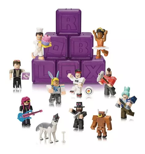 3 Box Roblox Surpresa Serie Figura Jogo C/ Código Virtual