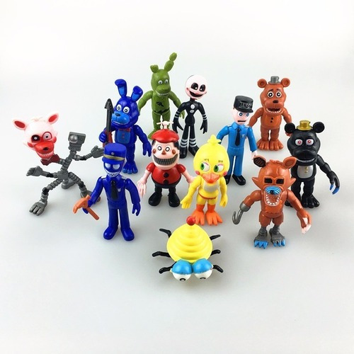 12 Piezas Fnaf Pizzaria Five Nights At Freddy's Bunnie Juego