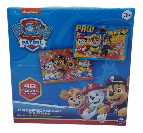 Puzzle Paw Patrol 48 Piezas 1607 Rompecabezas Full Educando