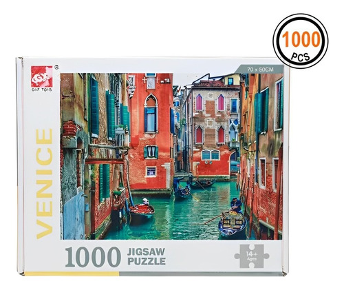 Puzzle Rompecabezas Venece Canal De Venecia  1000 Piezas