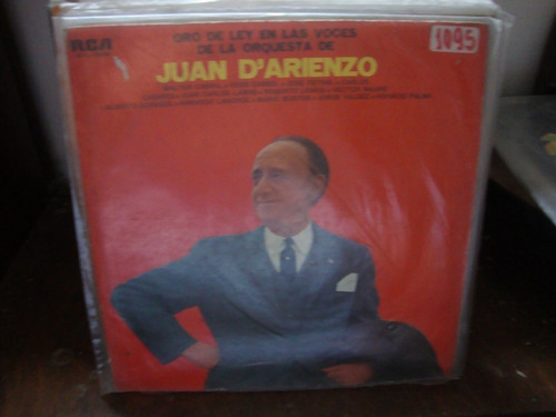 Vinilo Juan D Arienzo Oro De Ley En Voces De La Orquesta T2