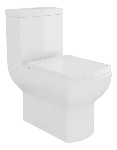 Tubrax Vaso Sanitário Monobloco Caixa Acoplada Completo - Cor Branco