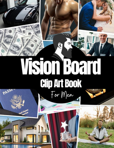 Libro: Vision Board Clip Art Book For Men: Vision Board Supp