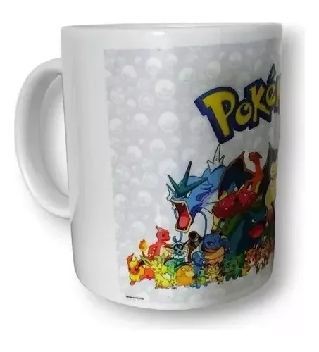 Mug Pocillo De Cerámica Pokemon Go Cartas Taza De 11 Onzas