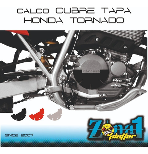 Calcomania Protector Tapa Motor Honda Tornado