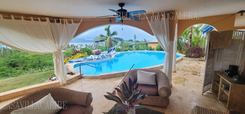 Oportunidad Vendo Villa Amueblada Con Piscina Exclusiva En Samana Cerca De La Playa Vista Al Mar
