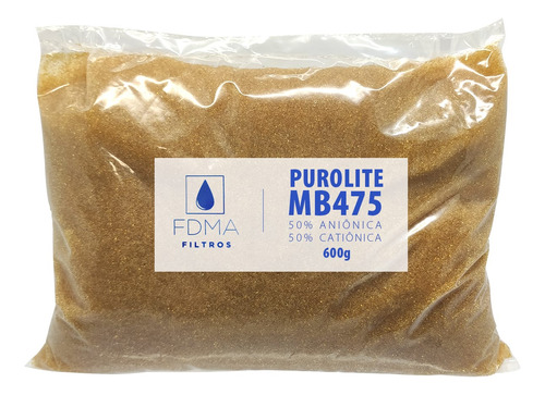 Resina Purolite Mb-475 600g Para Metalização E Cromagem