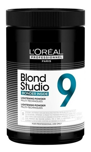  Loreal Blond Studio 9 Bonder Inside Pó Descolorante 500g Tom 9 Tons de Clareamento