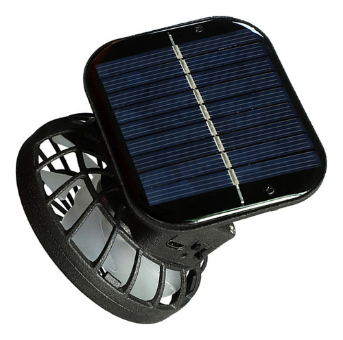 Ventilador De Mano Recargable, Carga Solar, Refrigeración Po
