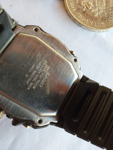 Relogio Antigo Casio Japan Aq 100w Caixa+pulseira Original