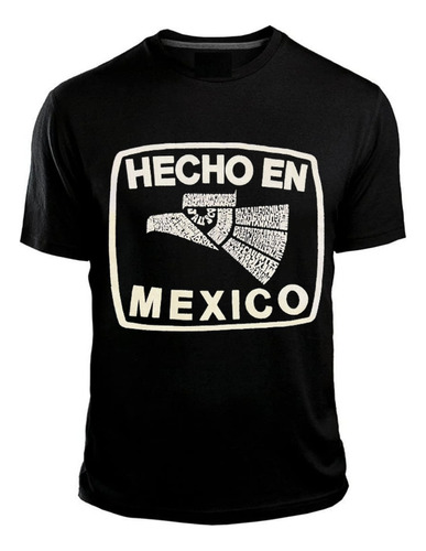 Playera Estampada Con Aguila De Hecho En México