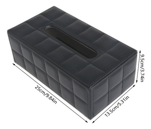Servilleta De Cuero Con Forma De Caja De Pañuelos De Gran Ca