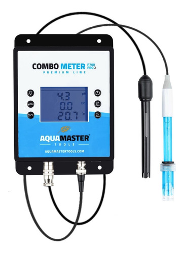 Medidor Combo Pro Ph Ec Cf Ppm Temperatura Aquamastertools